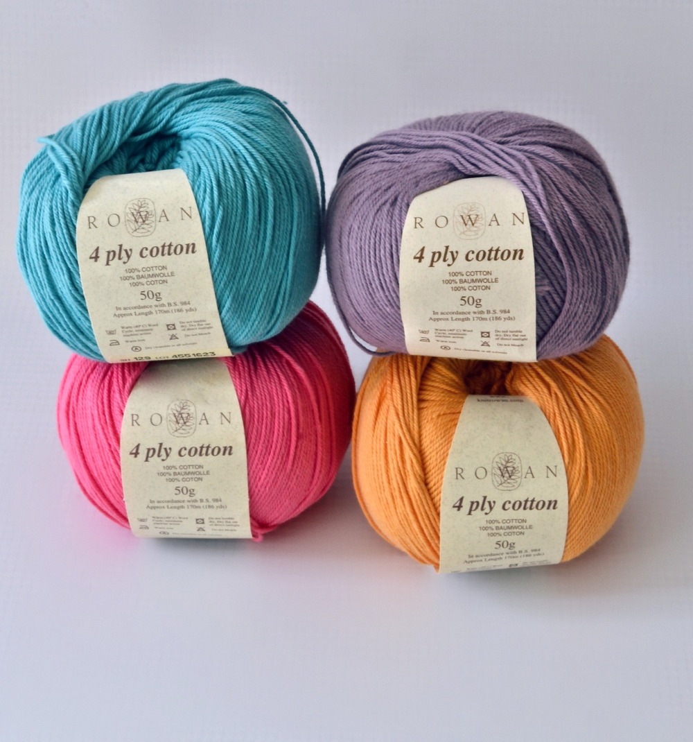 Things I love Rowan 4 Ply Cotton Yarn — Phoebe&Egg