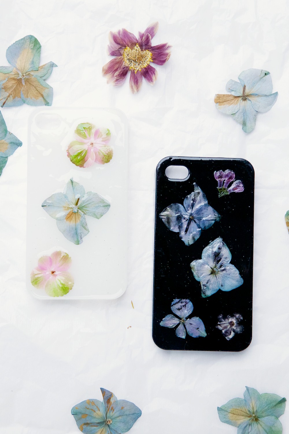 Iphone 12 Clear Flower Case
