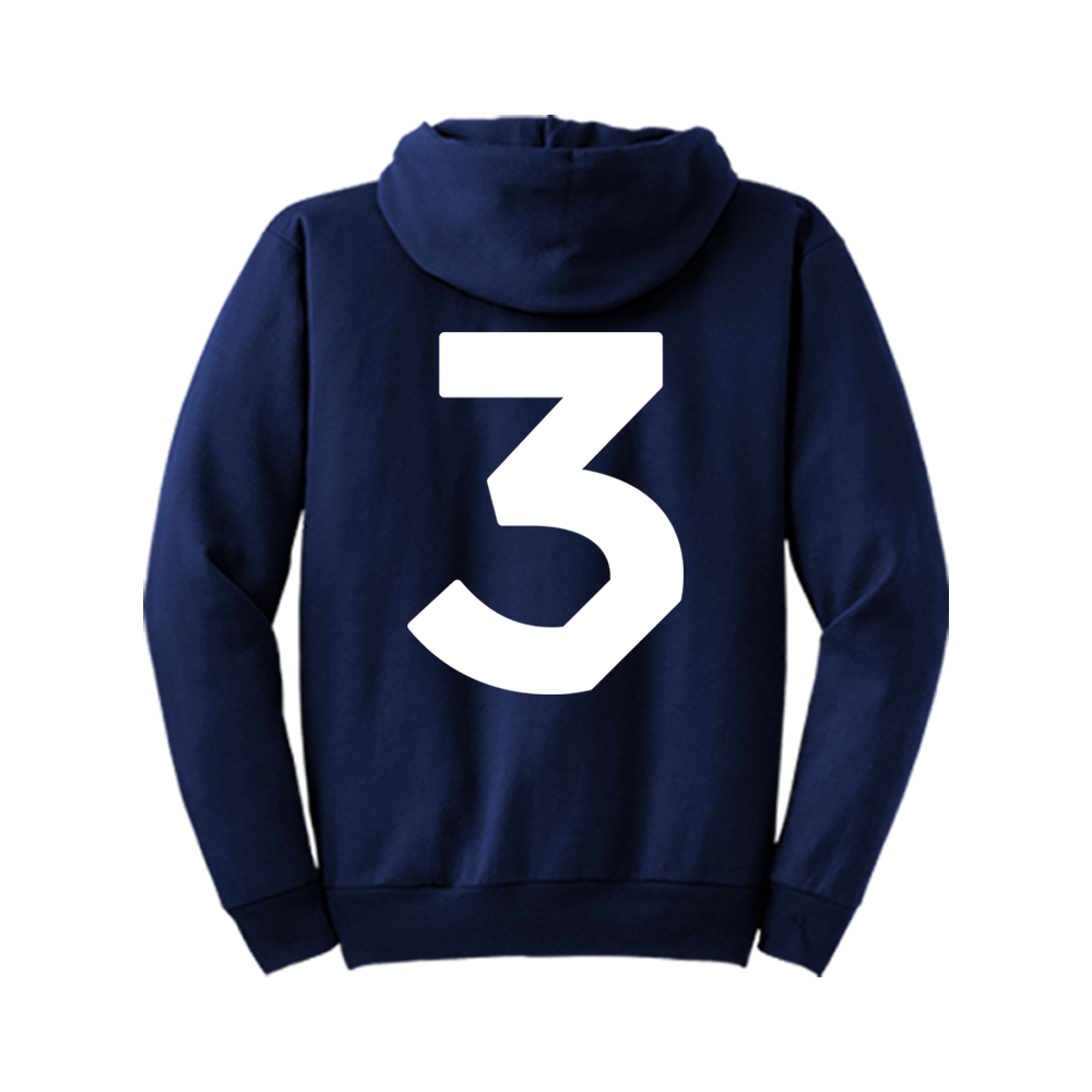 Download Chance 3 Hoodie (Navy) — Chance the Rapper