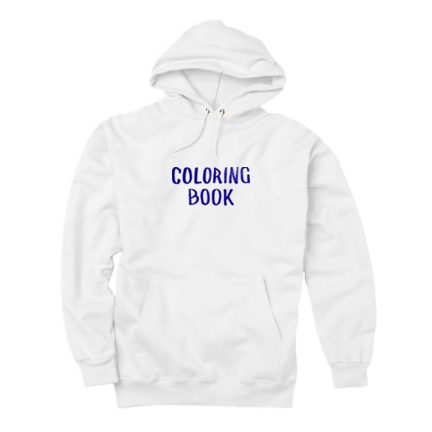 White Coloring Book Hoodie