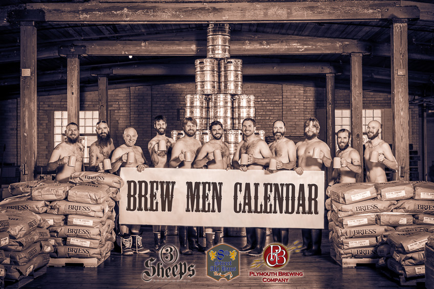 The Brew Men Calendar: Beards, Beers, and Not Much Else