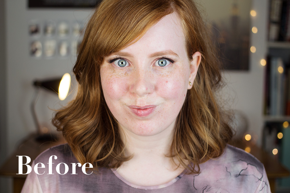 Alice Red: Freedom Pro Colour Correcting Palette Before and After