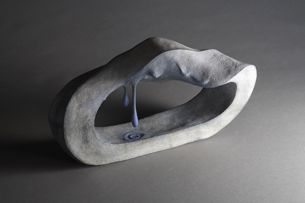  Stoneware clay/ Hand built/ Oxide fire/ 2007 