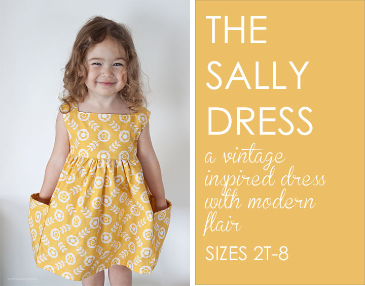 Sally Dress Sewing Pattern by www.veryshannon.com
