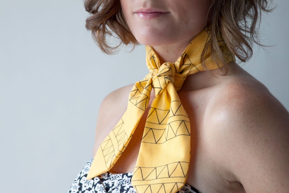 COLOR YOUR SUMMER - EMELIA NECK SCARF TUTORIAL! — VERY SHANNON