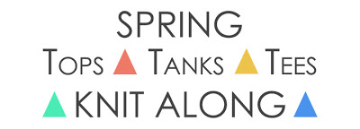 spring tops, tanks & tees knit along