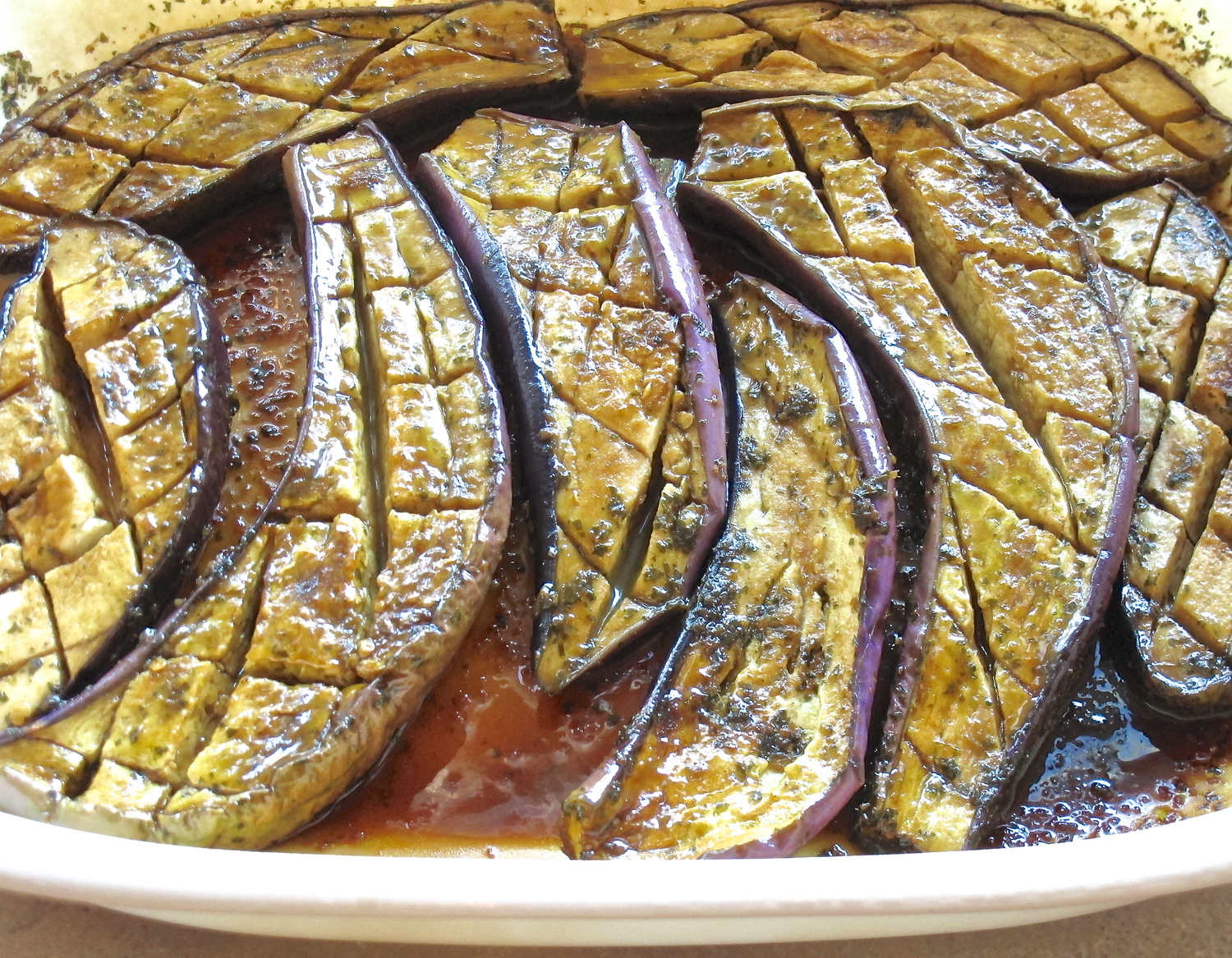 Microwaved Asian Eggplant — Tasting Page