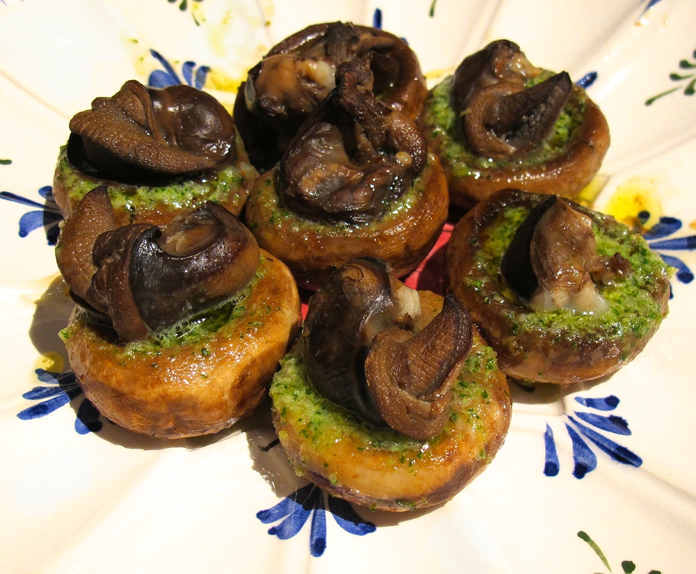 Escargot Stuffed Mushrooms — Tasting Page