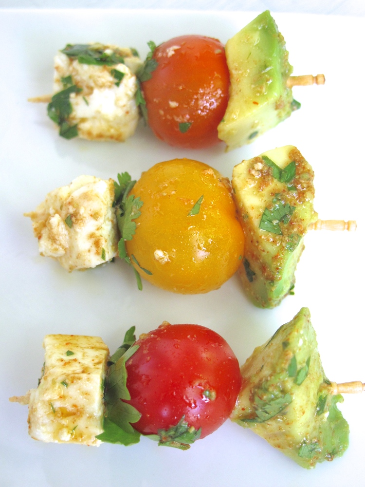Guacamole Deconstructed & Skewered | Tasting Page