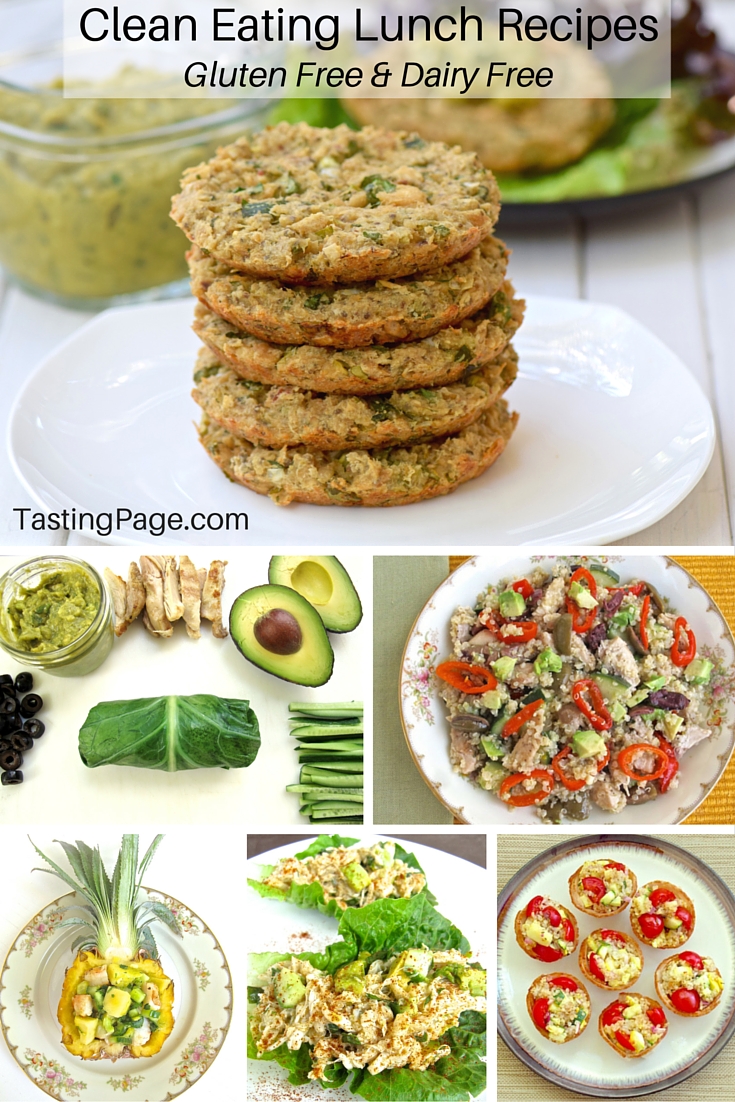 clean eating lunch recipes - gluten free & dairy free — tasting page