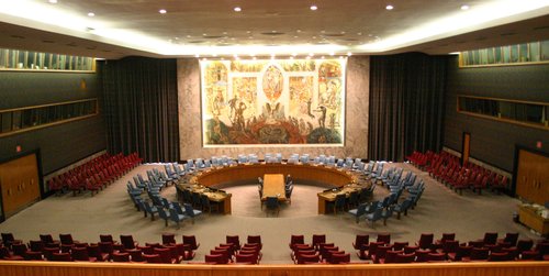 The United Nations Security Council. Credit: Wikimedia Commons. 