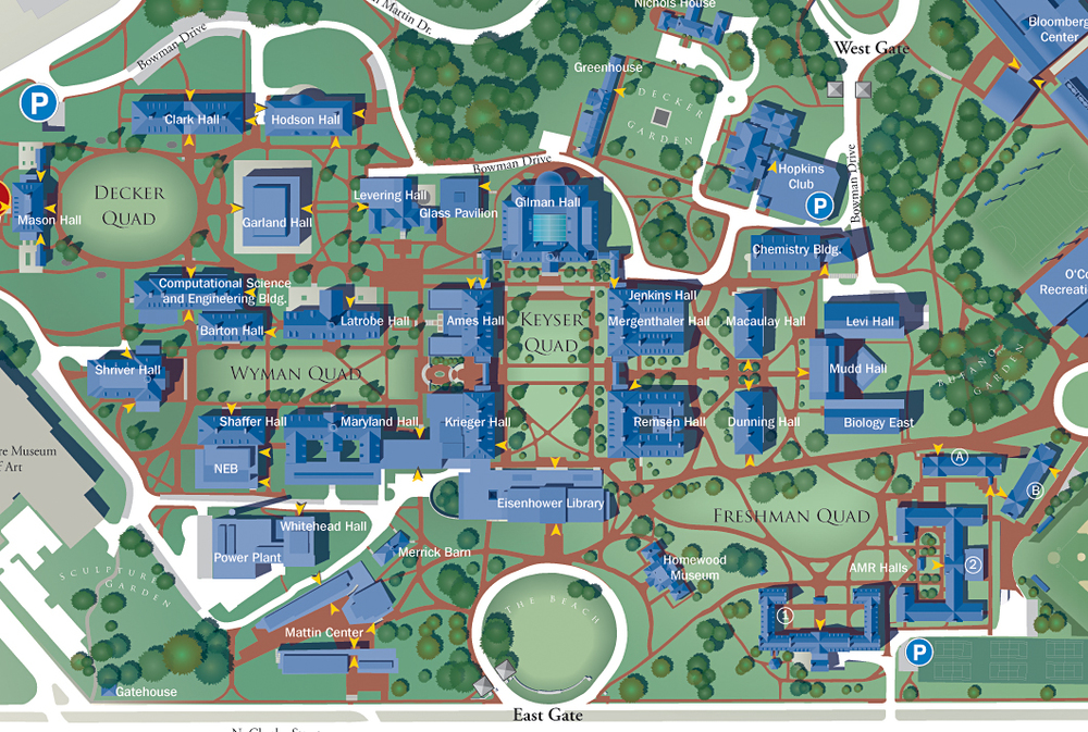 Jhu Campus Map ~ CIELOYLECHE