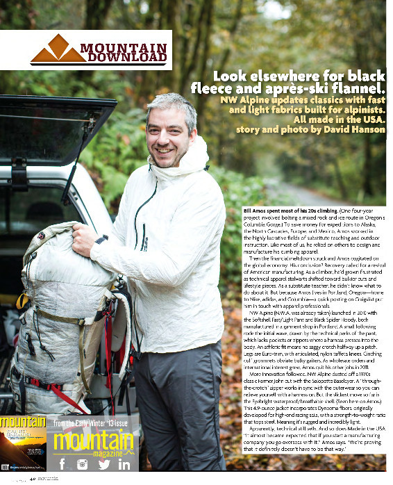 Mountain Magazine Profile