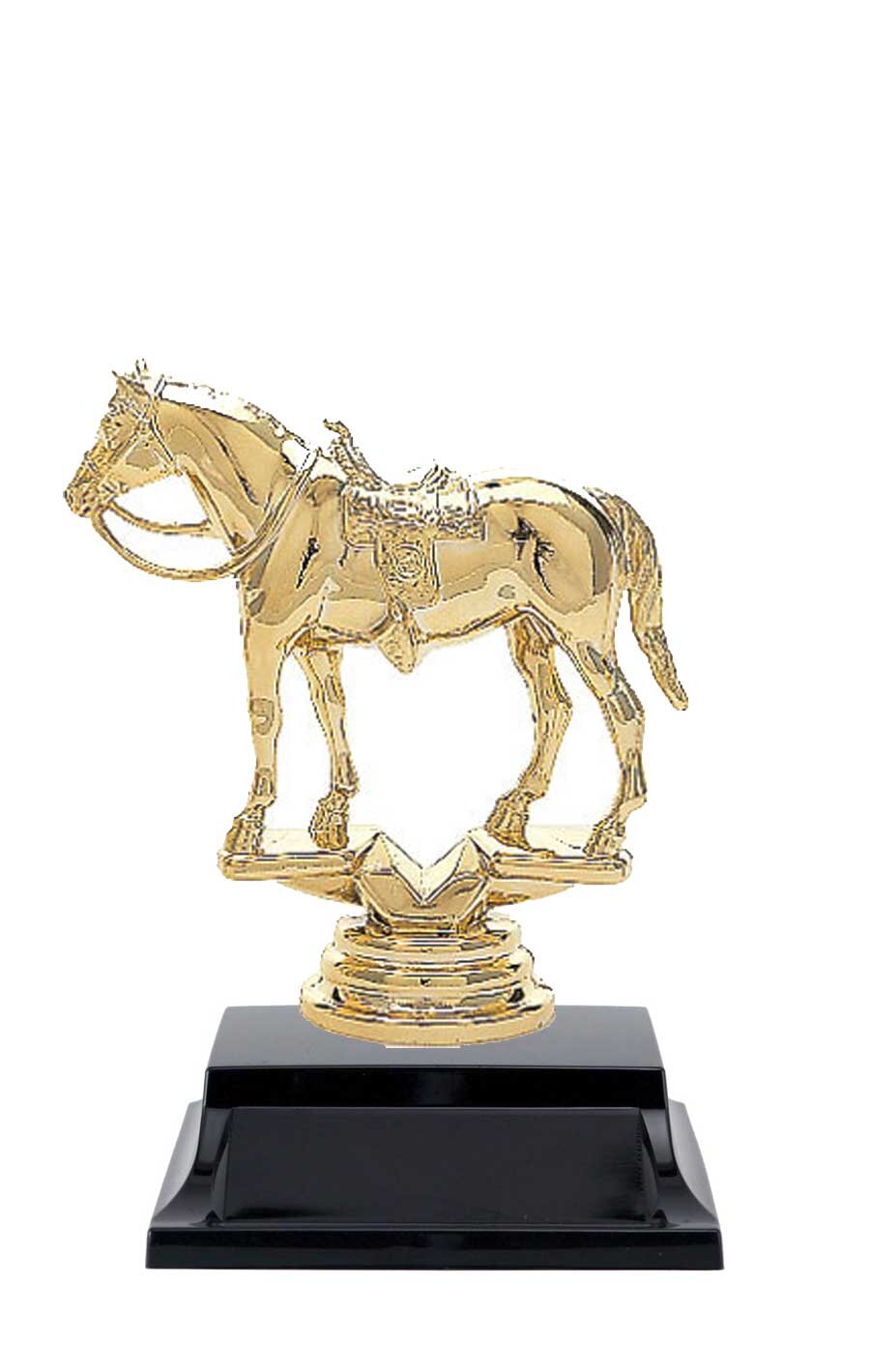 Glenway Cosmos Mini Horse & Horse Shoe Award Trophy with FREE engraving