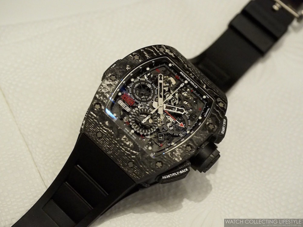 Richard Mille RM 11-02 Dual Time Zone Jet Black Limited Fake Edition 
