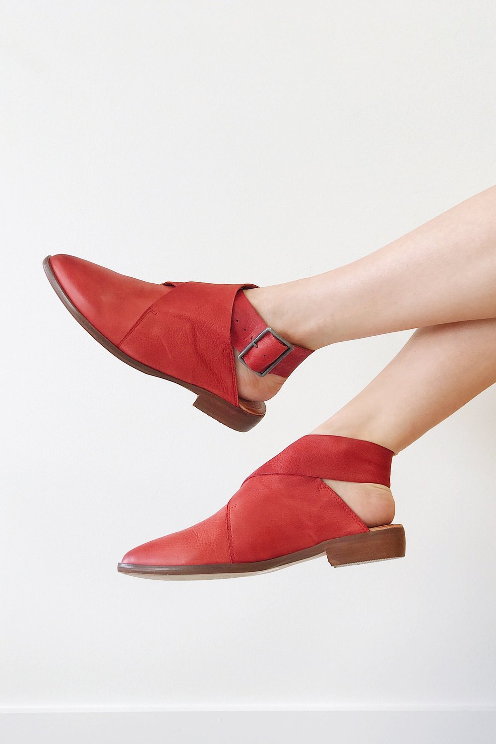 ROOLEE — Free People Bryce Wrap Flat in Red