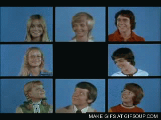 Image result for make gifs motion images of the brady bunch