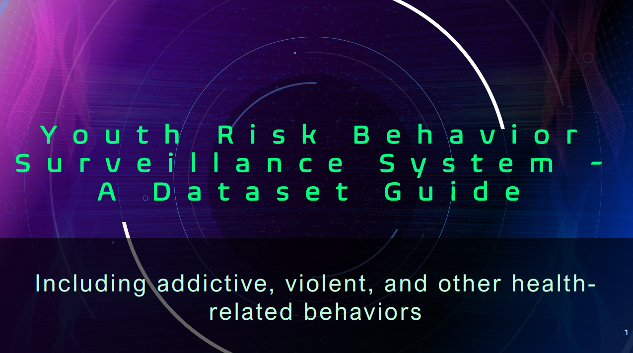 Youth+Risk+Behavior+DataSet+Guide