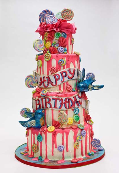 Image result for fancy birthday cake images