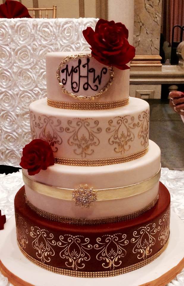 Fancy Cakes  by Leslie DC  MD VA wedding  cakes  Maryland 