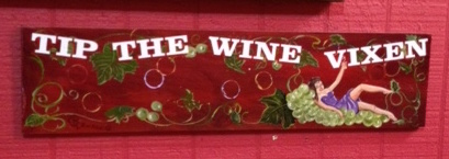 Tip the Wine Vixen--ha!