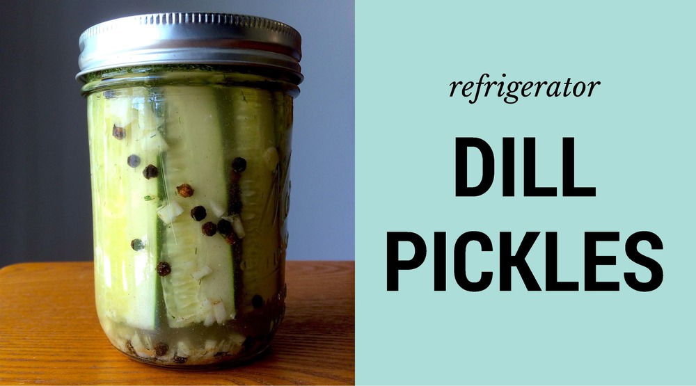 fridge dill pickles