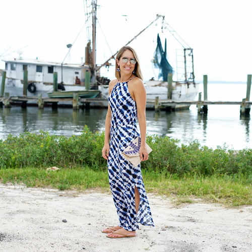 VacayStyle Belize Blue MAXi Dress