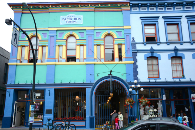 Vivid colours in Pacific Northwest architecture