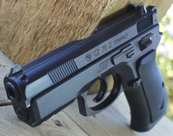 ASG CZ 75D Compact CO2 BB Pistol Table Top Review — Replica 
