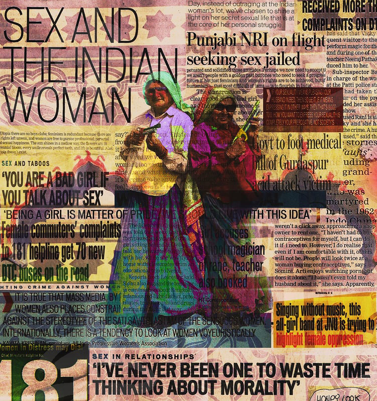 International Women's Day Headlines, 2016. Digital collage.
