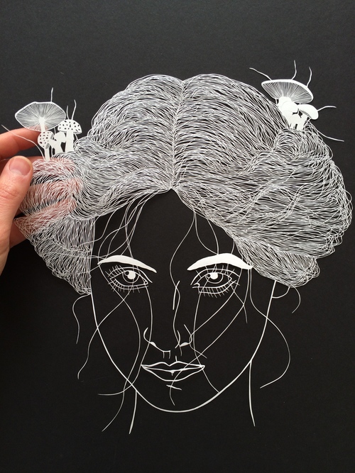 Maude White Great Paper Cut Artist #artpeople