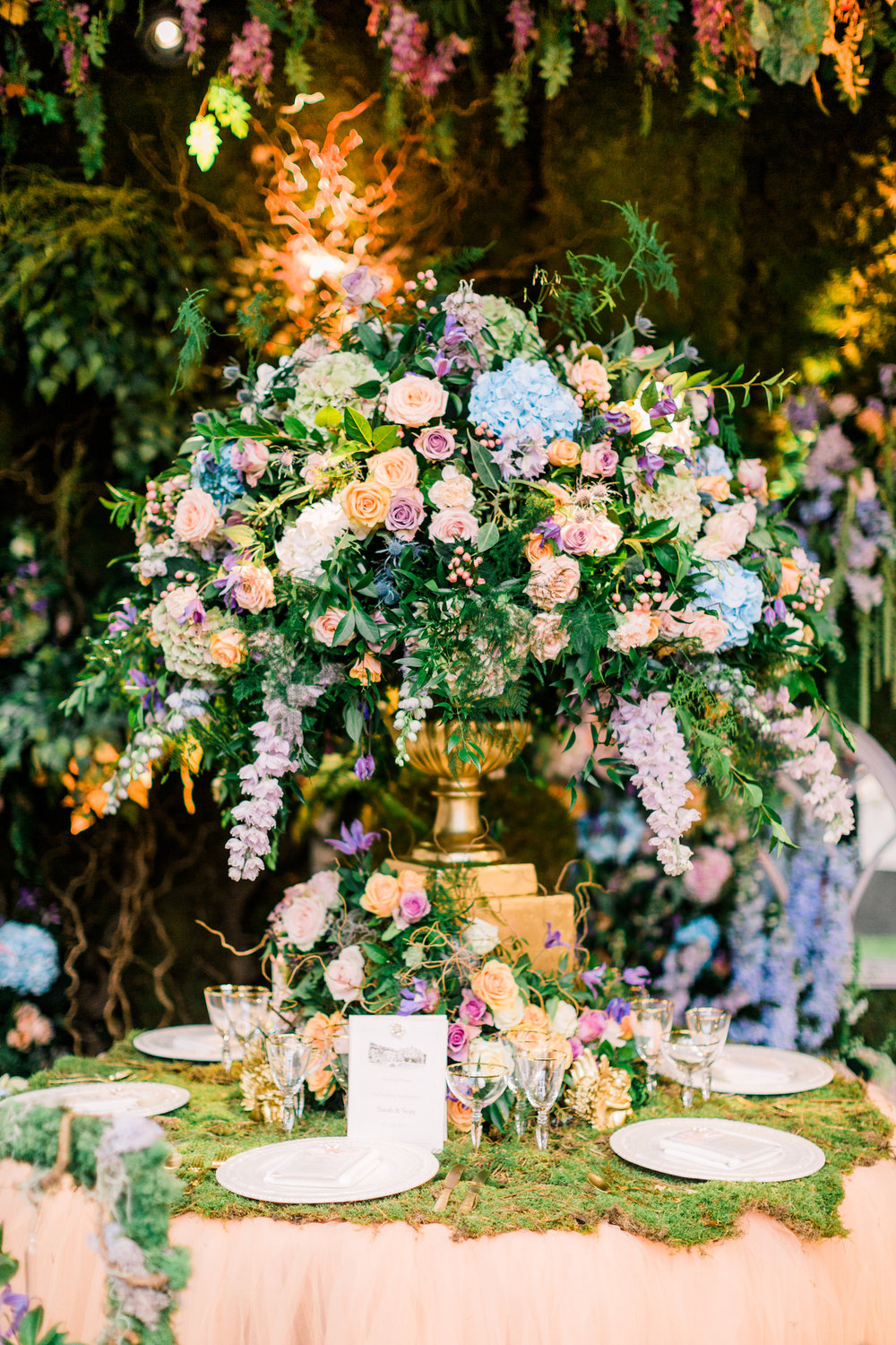 Enchanted Garden Wedding Theme Floral Inspiration with 