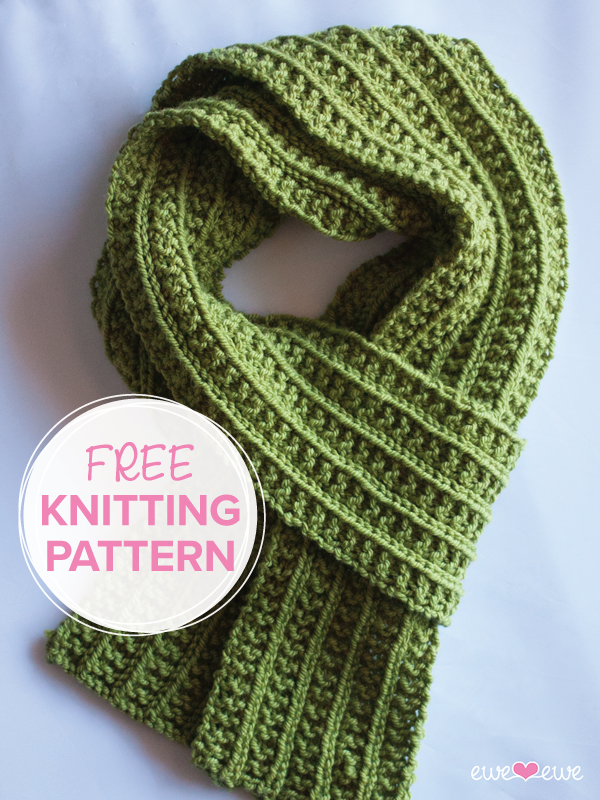 Wainscot Scarf Free Knitting Pattern Ewe Ewe Yarns