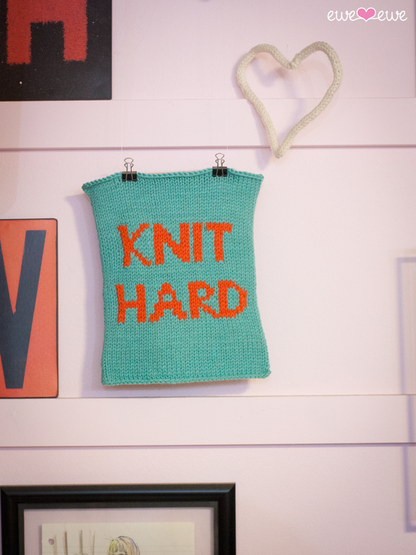 Knit Hard Banner free pattern