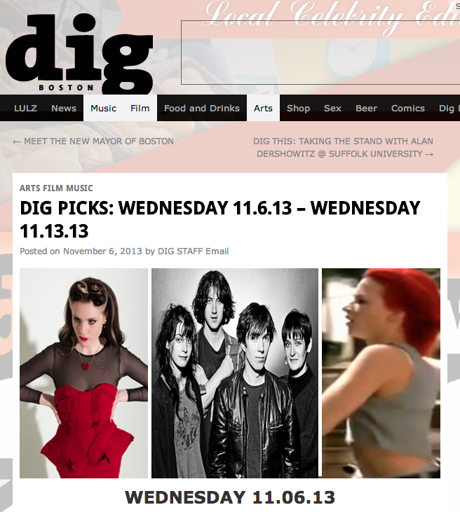 Weekly Dig -Weekly Picks Sept. 1, 2013