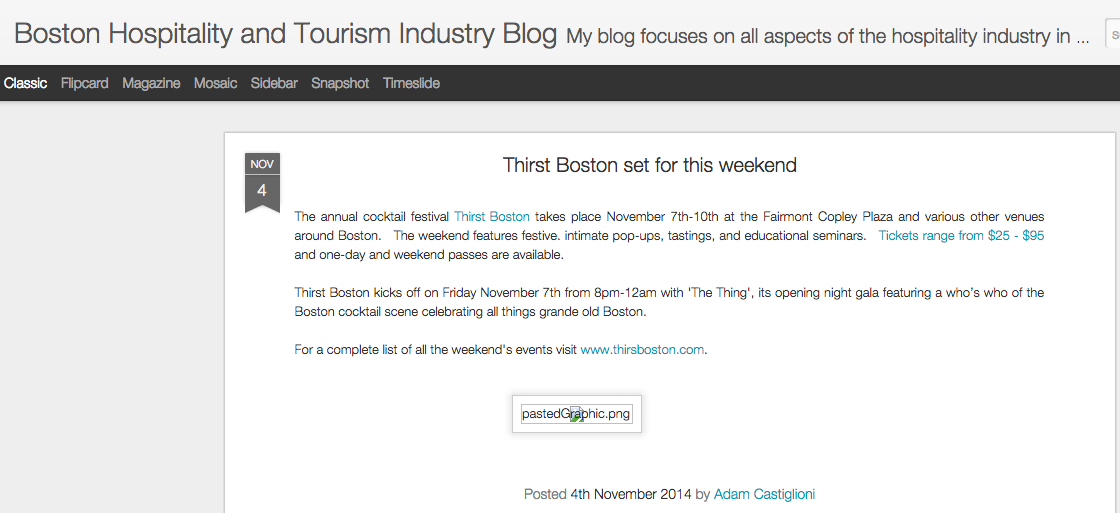 Boston Hospitality Blog Nov 04, 2014