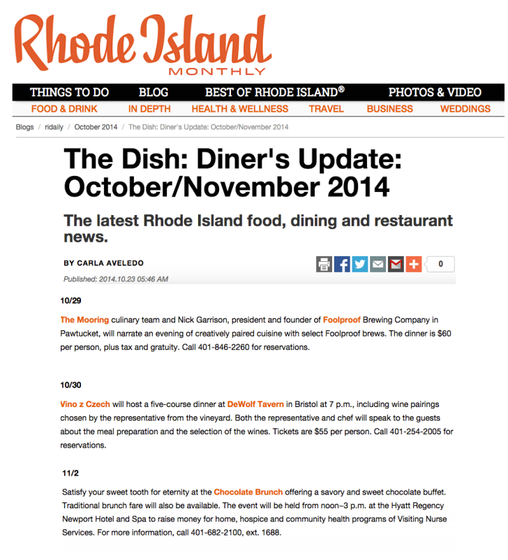 Rhode Island Monthly Oct 2014