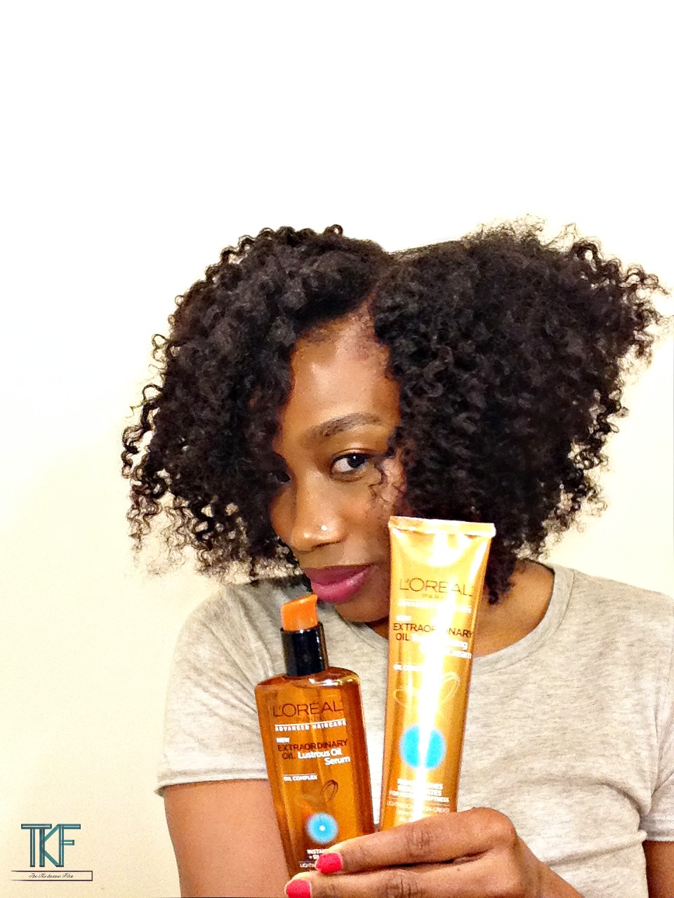 Super Defined Braid Out W LOreal Extraordinary Oil Collection