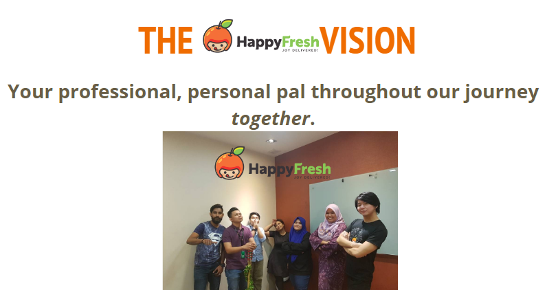  The HappyFresh customer service team. 