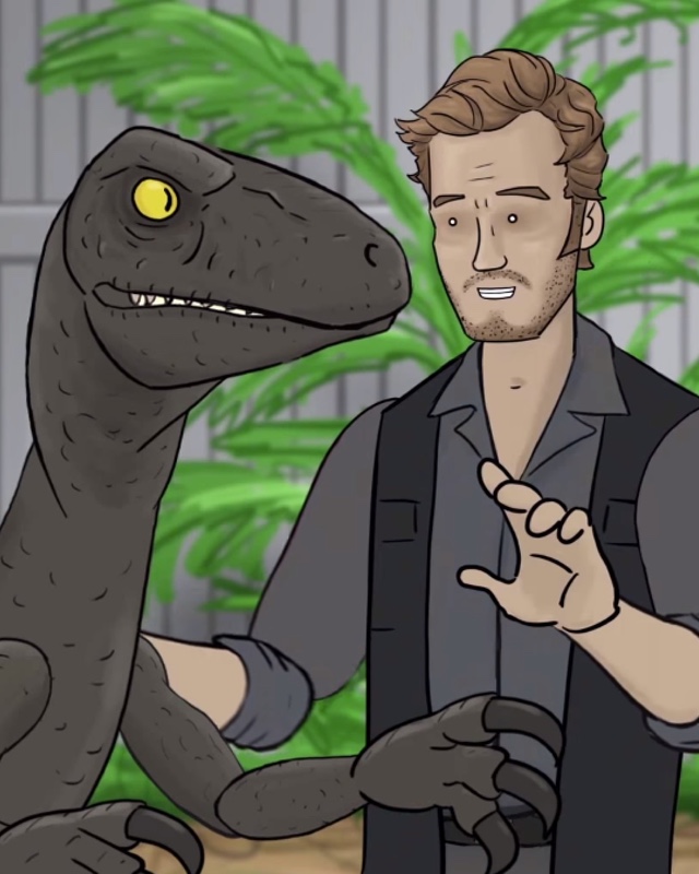 JURASSIC WORLD - Raptor Training Animated Parody — GeekTyrant
