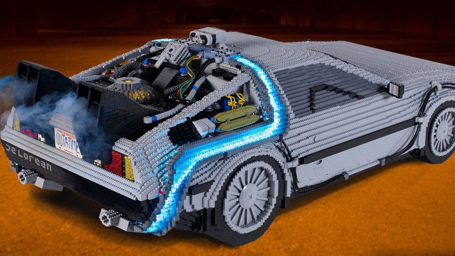 This Giant LEGO Model of The DeLorean From BACK TO THE FUTURE is  Incredible! — GeekTyrant