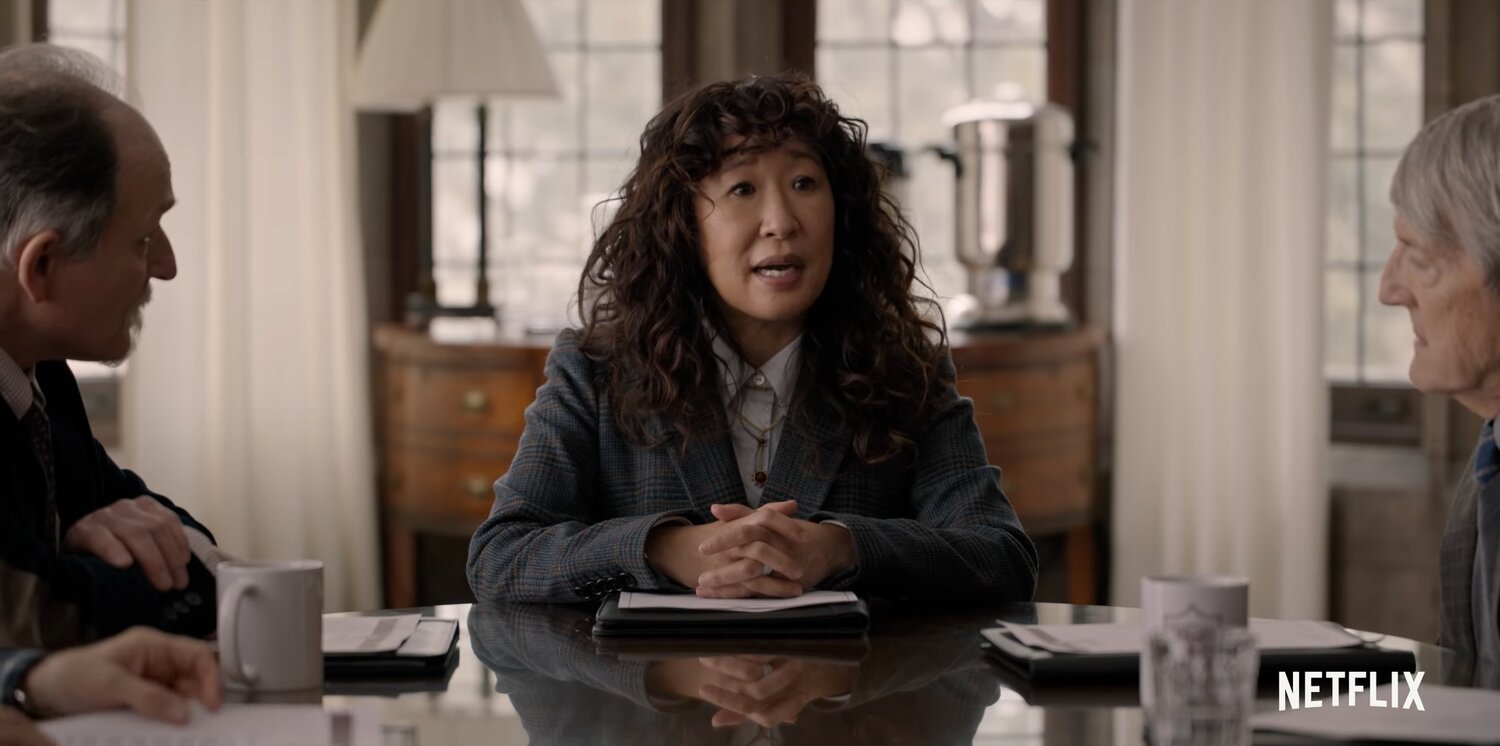 Great Full Trailer for Netflix Series THE CHAIR Starring Sandra Oh and Jay  Duplass — GeekTyrant