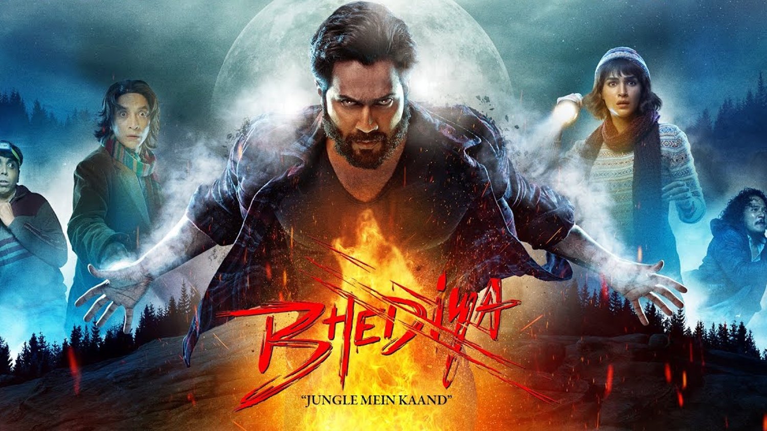 Bande-annonce amusante pour le film Bollywood Werewolf à gros budget BHEDIYA