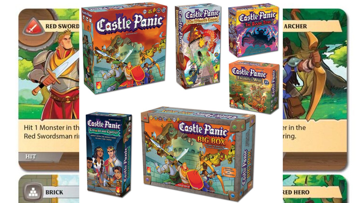 Lancement officiel de CASTLE PANIC SECOND EDITION Donnant à un jeu fantastique une nouvelle couche de peinture et une nouvelle extension