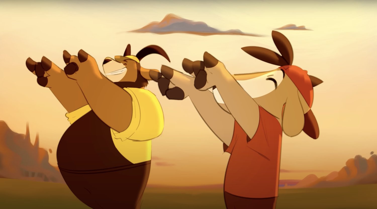 Charmant court métrage d’animation HORNS – À propos d’un chauffeur de camion antilope