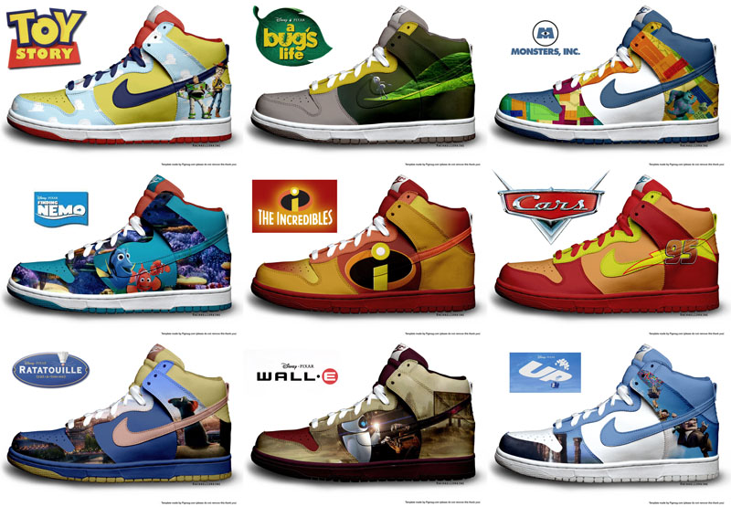 Pixar Themed Nike Shoes — GeekTyrant