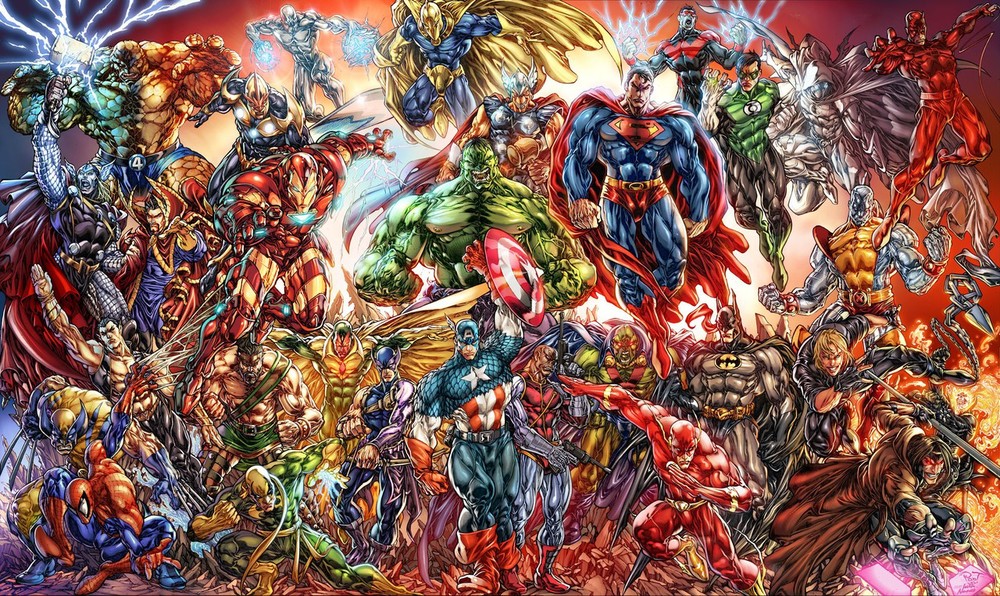 Marvel Vs. DC Costume Clash Infographic — GeekTyrant