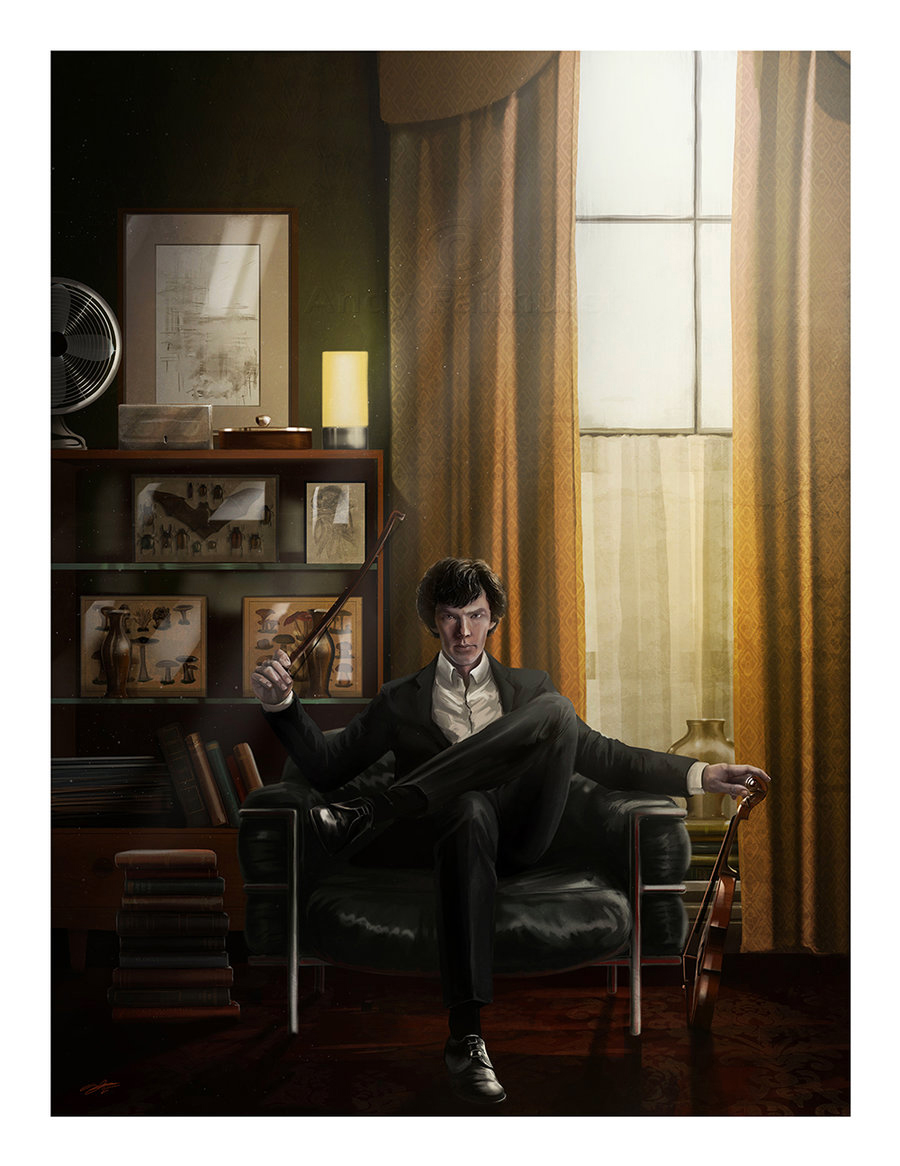 Шерлок холмс в кресле