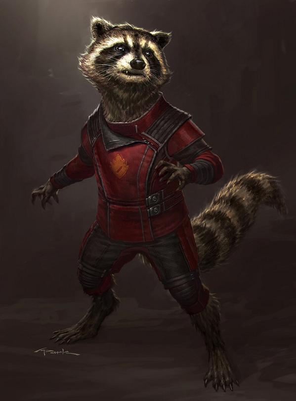 More Rocket and Gamora Concept Art from GUARDIANS OF THE 