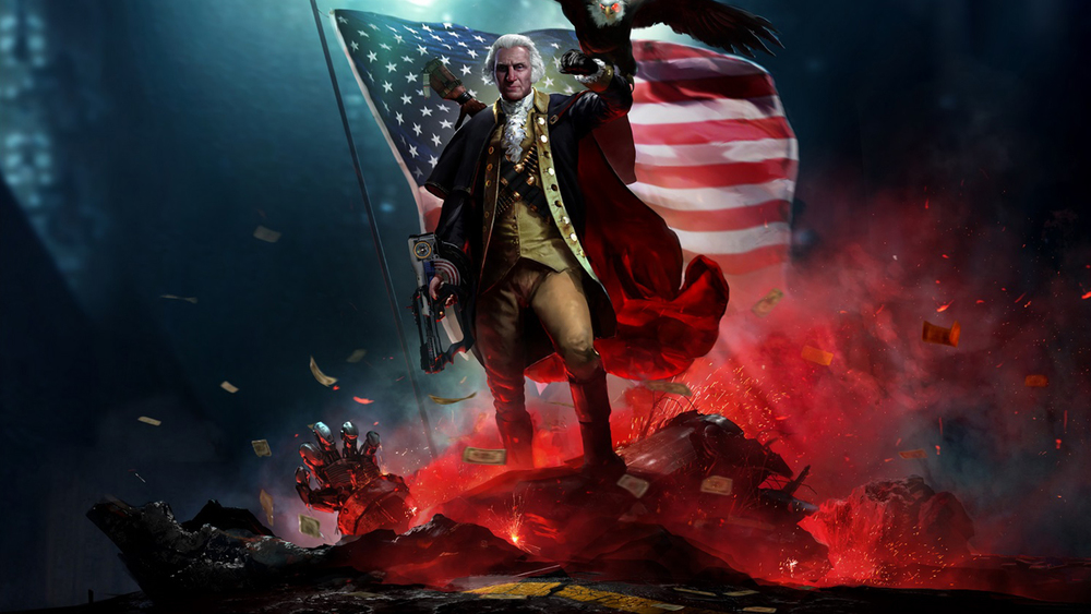 George Washington Action Movie THE VIRGINIAN in The Works 